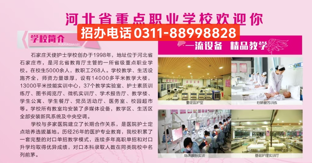 石家莊天使護(hù)士學(xué)校2026年春季招生簡(jiǎn)章