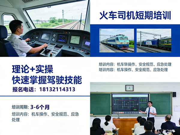 火車(chē)司機(jī)培訓(xùn)報(bào)名條件和考試流程